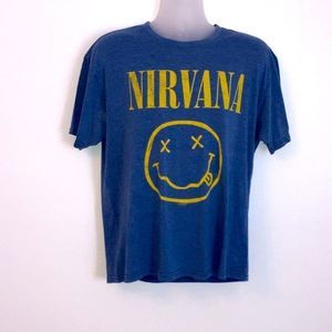 Vintage SixFiftyOne Magic Smiley 2014 Nirvana T-Shirt Size M